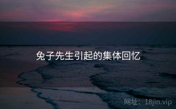 兔子先生引起的集体回忆  第1张 兔子先生引起的集体回忆  第1张