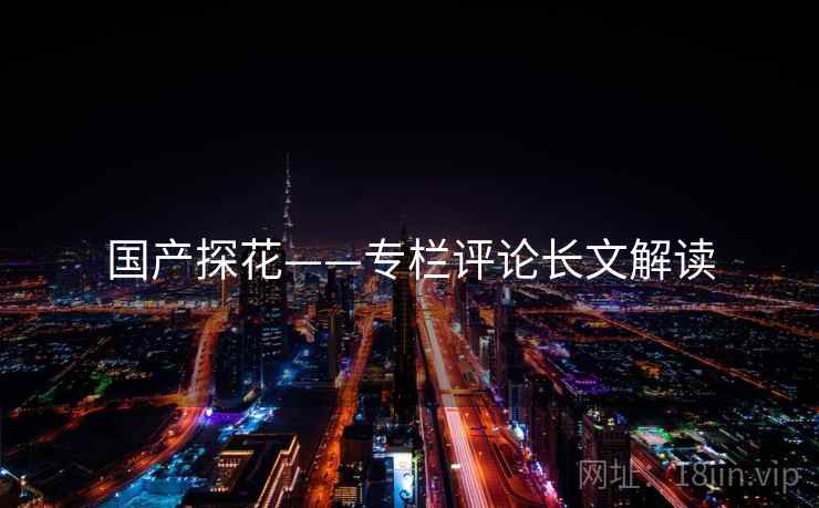 国产探花——专栏评论长文解读  第1张