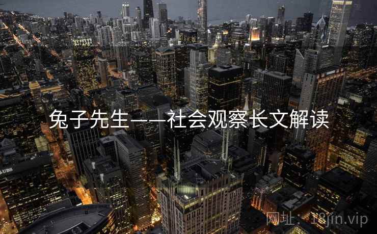 兔子先生——社会观察长文解读  第1张 兔子先生——社会观察长文解读  第1张