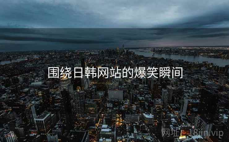 围绕日韩网站的爆笑瞬间  第2张 围绕日韩网站的爆笑瞬间  第2张