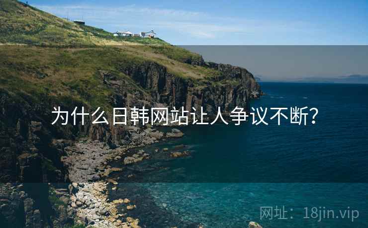 为什么日韩网站让人争议不断?  第2张 为什么日韩网站让人争议不断?  第2张