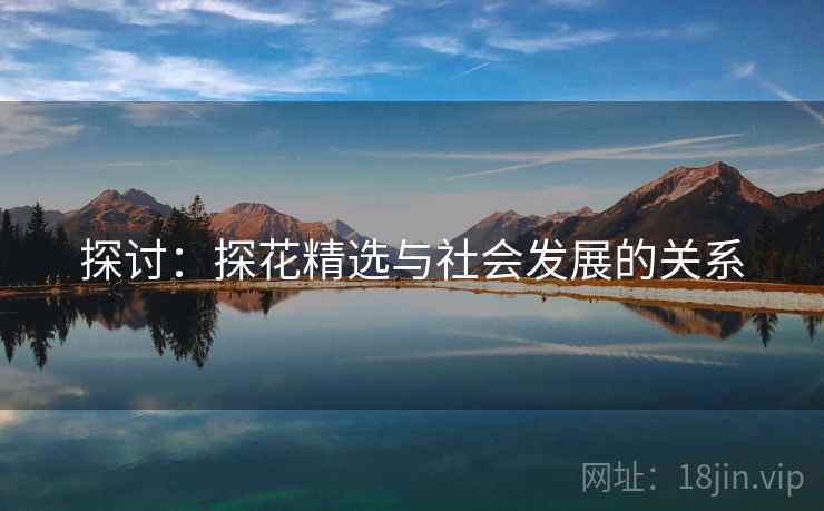 探讨:探花精选与社会发展的关系  第1张 探讨:探花精选与社会发展的关系  第1张