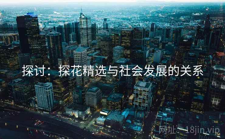 探讨:探花精选与社会发展的关系  第2张 探讨:探花精选与社会发展的关系  第2张