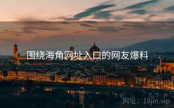 围绕海角网址入口的网友爆料  第2张